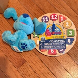 Blues clues Wood Clock set